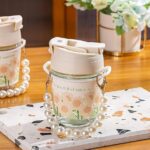 Pearl glass bottle