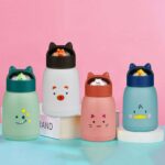 Cat glass bottle